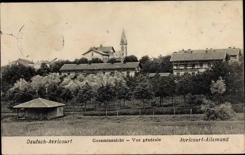 Ak Avricourt Allemand Deutsch Avricourt Meurthe et Moselle, Gesamtansicht