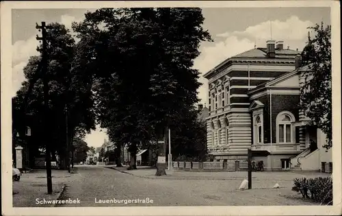 Ak Schwarzenbek in Lauenburg, Lauenburger Straße