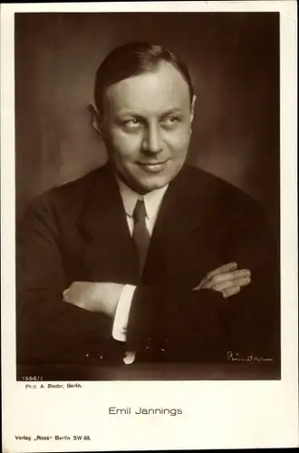 Ak Schauspieler Emil Jannings, Portrait