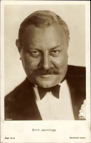 Ak Schauspieler Emil Jannings, Portrait