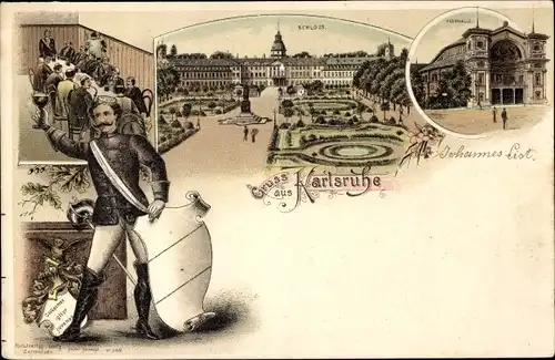 Studentika Litho Karlsruhe in Baden Württemberg, Schloss, Festhalle