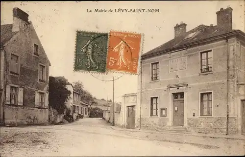 Ak Levy Saint Nom Yvelines, La Mairie