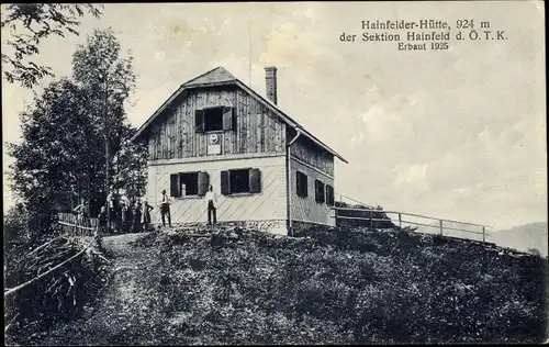 Ak Hainfeld in Niederösterreich, Hainfelder-Hütte