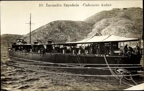 Ak Spanisches Kriegsschiff Audaz