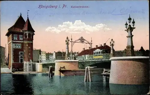 Ak Kaliningrad Königsberg Ostpreußen, Kaiserbrücke
