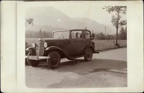 Foto Ak Auto, Wagen, Autofahrer, Straße