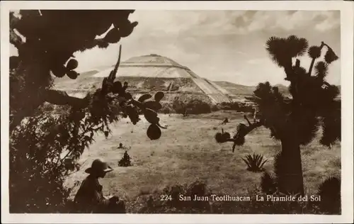 Ak San Juan Teotihuacan Mexiko, Piramide del Sol