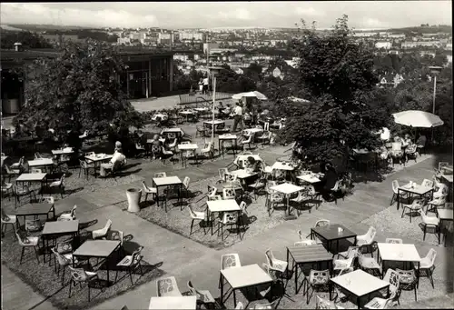 Ak Gera in Thüringen, HO-Terrassencafe Osterstein