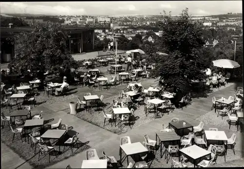 Ak Gera in Thüringen, HO-Terrassencafe Osterstein