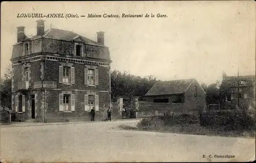 Ak Longueil Annel Oise, Knife House, Station Restaurant