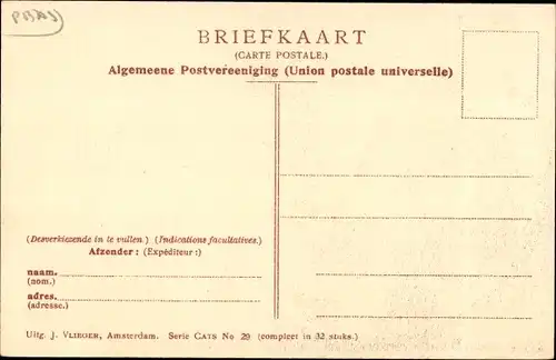 Passepartout Ak Niederlande, Tollpatschiger Wanderer, Ast