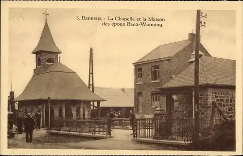 Ak Banneux Lüttich Lüttich Wallonien, Kapelle, Haus der Ehegatten Beco-Wooning
