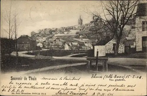 Ak Thuin Wallonien Hennegau, Gesamtansicht