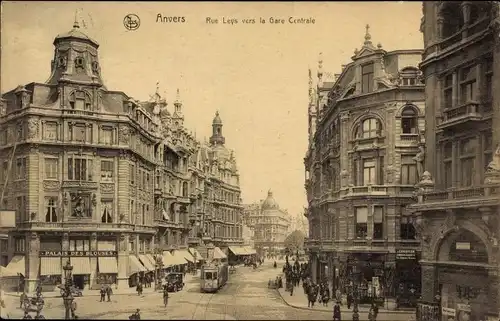 Postleitzahl Antwerpen Antwerpen Flandern, Rue Leys, Hauptbahnhof