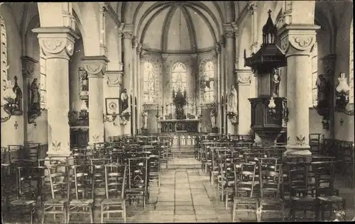 Ak Petite Chapelle Couvin Wallonie Namur, Innenraum der Kirche