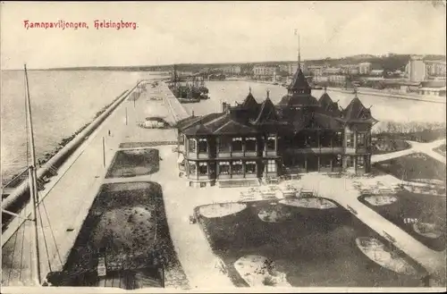 Ak Hälsingborg Helsingborg Schweden, Hamnpaviljongen