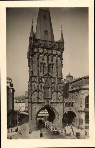 Ak Praha Prag Tschechien, Pulverturm