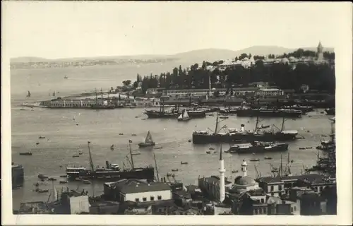 Foto Ak Konstantinopel Istanbul Türkei, Teilansicht, Hafen