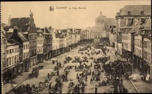 Ak Louvain Leuven Flämisch Brabant, Alter Markt