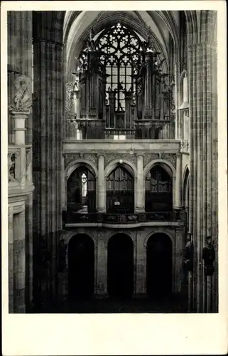 Ak Praha Prag Tschechien, Orgel im Dom