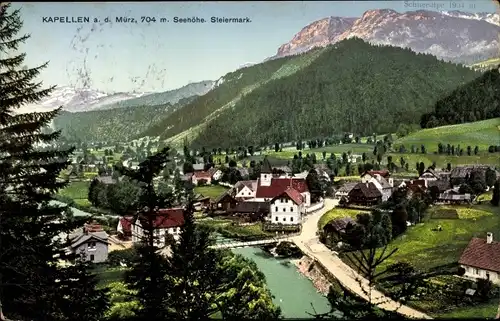 Ak Kapellen Neuberg an der Mürz Steiermark, Gesamtansicht