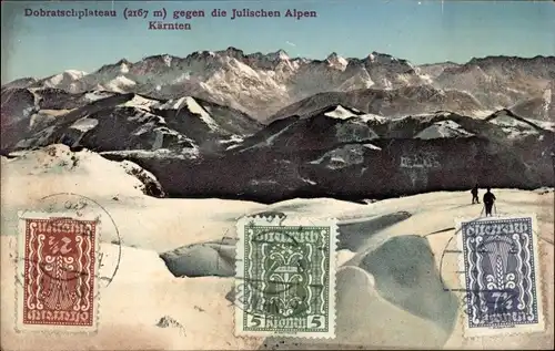 Ak Dobratsch Kärnten, Dobratschplateau, Julische Alpen