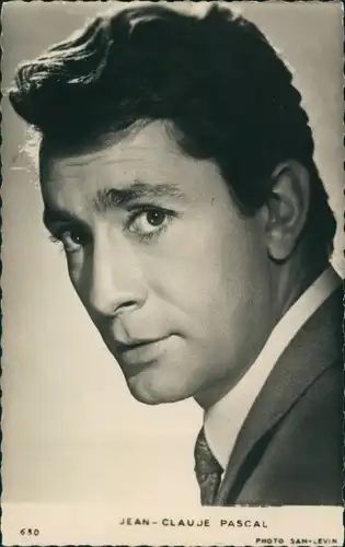 Ak Schauspieler Jean Claude Pascal, Portrait