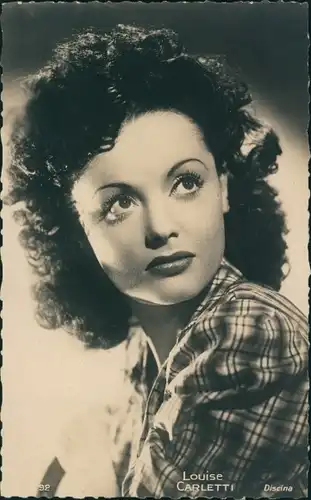 Ak Schauspielerin Louise Carletti, Portrait