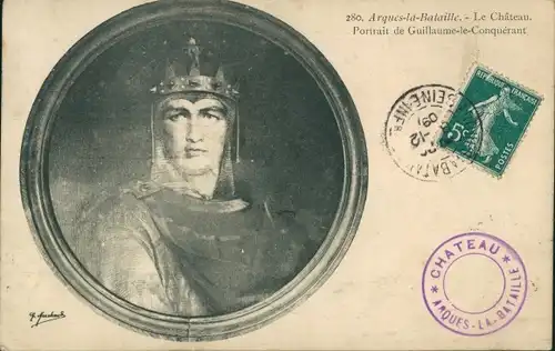 Ak Arques die Schlacht Seine Maritime