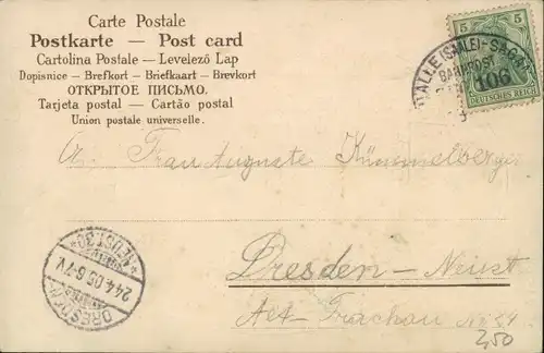 Präge Litho Glückwunsch Ostern, Henne, Glocken, Maiglöckchen