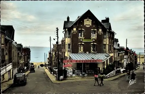 Ak Onival Ault Somme, Avenue du Casino, Rue de la Plaine