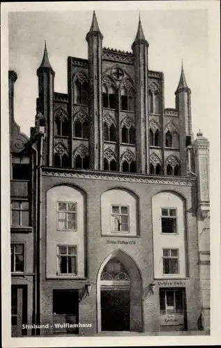 Ak Stralsund in Vorpommern, Wulflamhaus