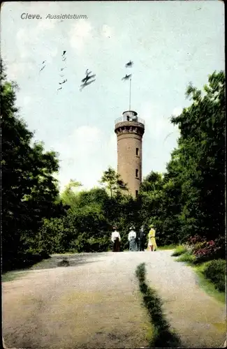 Ak Bad Kleve Niederrhein, Aussichtsturm