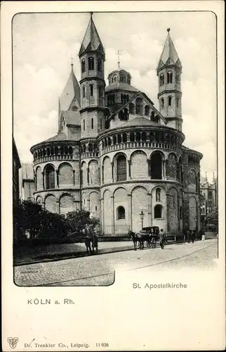 Ak Köln am Rhein, St. Apostelkirche