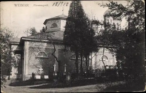 Ak Weimar in Thüringen, Fürstengruft