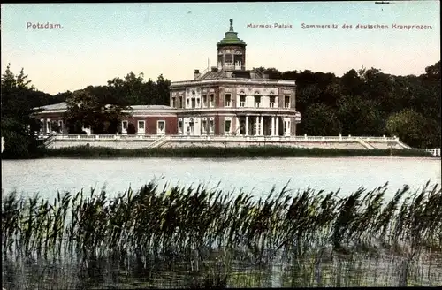 Ak Potsdam, Marmor-Palais, Sommersitz des deutschen Kronprinzen