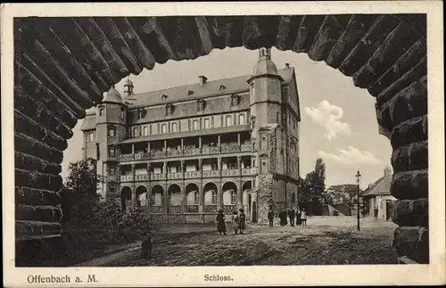 Ak Offenbach am Main Hessen, Schloss