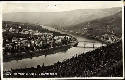 Ak Bernkastel Kues an der Mosel, Gesamtansicht