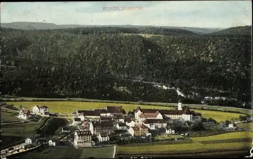 Ak Beuron, Panorama, Donautal