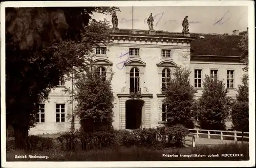 Ak Rheinsberg in der Mark, Schloss