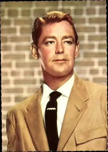 Ak Schauspieler Alan Ladd, AFEX Wien Foto, Portrait