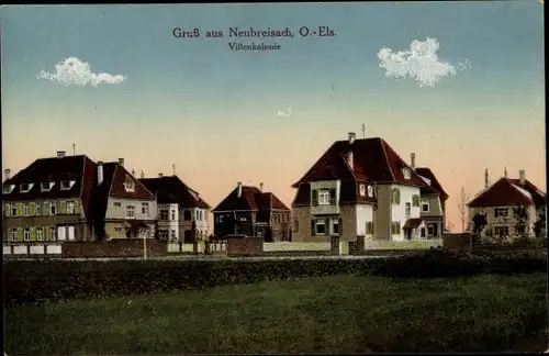 Ak Neuf Brisach Neubreisach Elsass Haut Rhin, Villenkolonie
