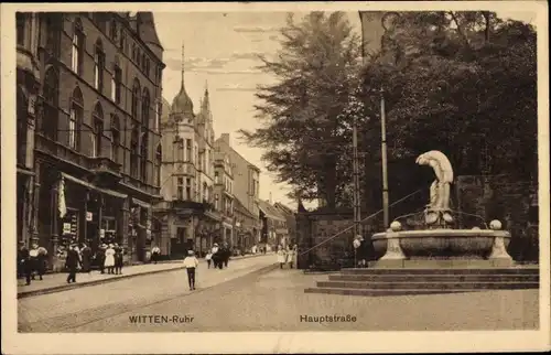 Ak Witten an der Ruhr, Hauptstraße