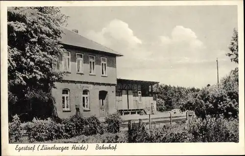 Ak Egestorf Niedersachsen, Bahnhof