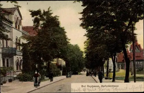 Ak Bad Oeynhausen in Westfalen, Herforder Straße