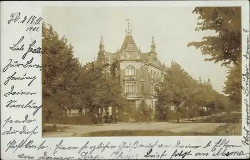 Foto Ak Hamburg Mitte Altstadt, Blick auf die Kreuzung