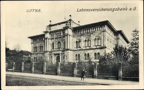 Ak Gotha in Thüringen, Lebensversicherungsbank