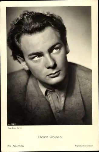 Ak Schauspieler Heinz Ohlsen, Portrait