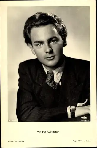 Ak Schauspieler Heinz Ohlsen, Portrait, Anzug