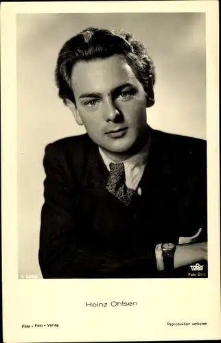 Ak Schauspieler Heinz Ohlsen, Portrait, Anzug